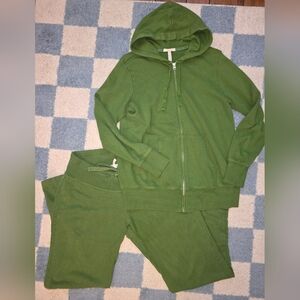Old Navy Maternity Green Hoodie and Joggers Set
